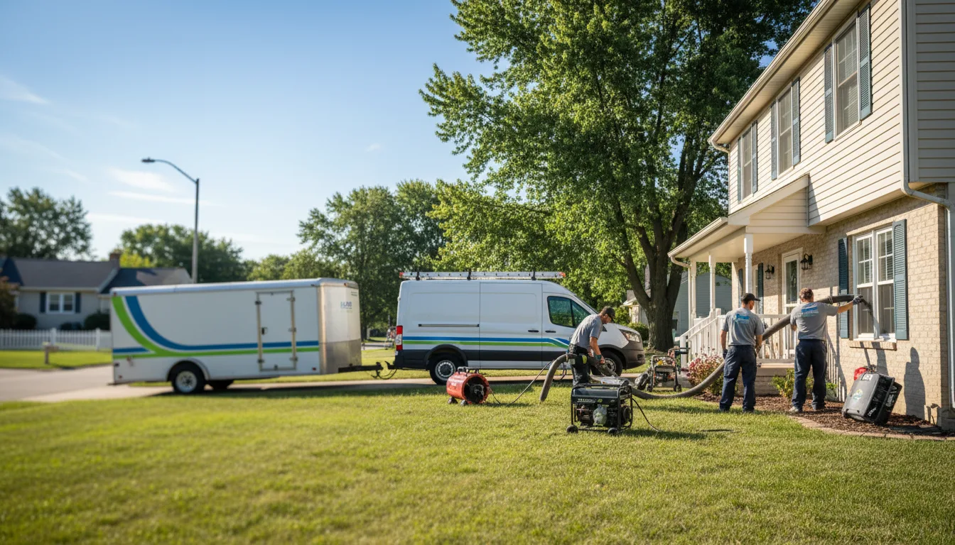 Flooded Basement Restoration And Cleanup With Repair in Iron River, MI near me